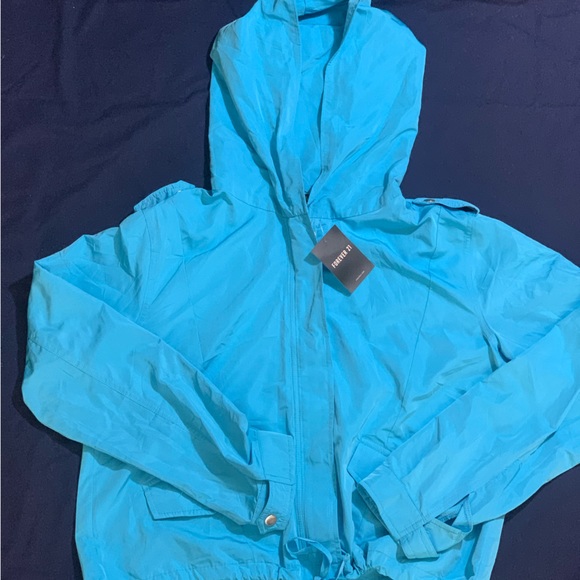 Forever 21 Large Turquoise Casual Jacket - Picture 1 of 6